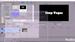SONY VEGAS Урок с текстом "Заставка" Очень простой и быстрый урок