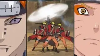 Naruto vs Pain - Naruto derrota o 6° Pain com o rasengan