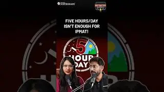 5 Hours a Day for IPMAT Prep: Is It Enough to Crack the Exam 📚🕒| IPMAT 2025 Preparation tips #shorts
