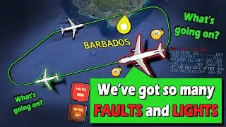 Multiple FAULTS & LIGHTS | Pilots Can't Understand What's Happening!