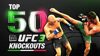 EA SPORTS UFC 3 - TOP 50 UFC 3 KNOCKOUTS with Yair Rodriguez