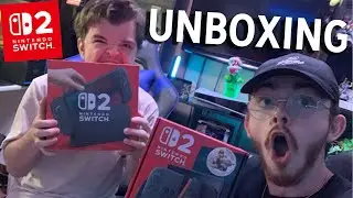 THE NINTENDO SWITCH 2 MIDNIGHT RELEASE EXPERIENCE (UNBOXING)
