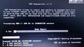 Как вылечить жесткий диск от ошибок! / How to hard Drive Repair"HDD REGENERATOR"
