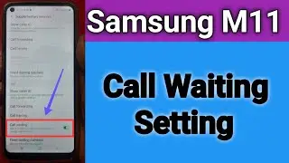 Samsung Mobile Call waiting Setting || Ali's Techno Support