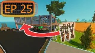 Scrap Mechanic EP 25  Base Wide Raid Resource Refining