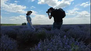 Sedinta foto de portret la Romanta Lavandei Calarasi | Behind The Scenes