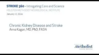 Chronic Kidney Disease and Stroke