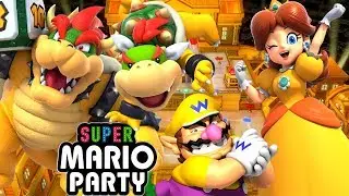 ABM: SUPER MARIO PARTY !! Kamek's Tantalizing Tower !! Gameplay Match !! HD