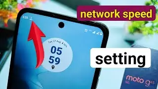 moto g45 5g me data kaise dekhe | how to show network speed in moto g45 5g