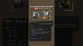 Corner-only borders with hover effect 