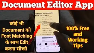 Document Editor App for Android