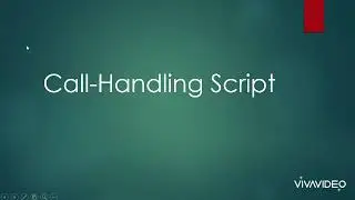 Mock Call Sample Recording: PART 1