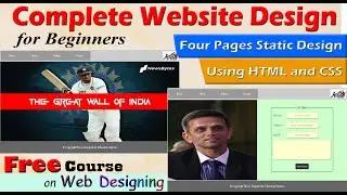 [How to Make a Website Using HTML and CSS] Website Design Using HTML and CSS 