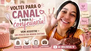 DE VOLTA PARA O CANAL DO YOUTUBE 😍 
