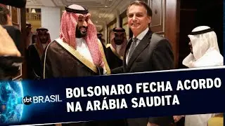 Bolsonaro fecha acordo com Arábia Saudita para investimentos no Brasil | SBT Brasil (29/10/19)