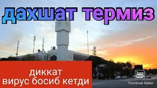 SURXONDARYO TERMIZDA KARANTIN KUCHAYTIRILDI