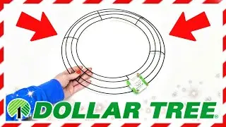 10 Dollar Tree DIY Christmas Wreaths  That Take 5 Minutes Or Less!