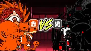 RED vs BLACK Battle Cats Gauntlet