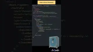 Hide & Show Password | ReactJS 🔑 
