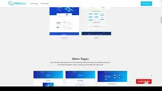 Hostpack Responsive Hosting HTML Template web hosting cloud hosting Nami