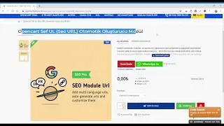 Opencart Ücretsiz Seo Modülü