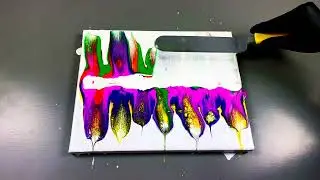 Acrylic Pour Painting Extravaganza! 🌈🖌️  #ArtisticAlchemy Dive into the Artistic