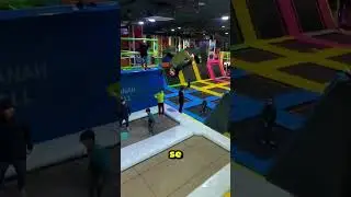 She ran up the wall and left everyone in shock.