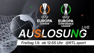 LIVE🔴 Auslosung der Gruppenphase UEFA Europa & Conference League | RTL Sport