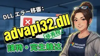 advapi32.dll 見つからない エラーの直し方 Windows11/10