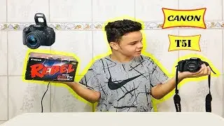 MINHA NOVA CÂMERA! (Canon T5i)
