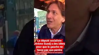 Le député PS Jérôme Guedj a des idées pour que la gauche ne fasse pas que perdre