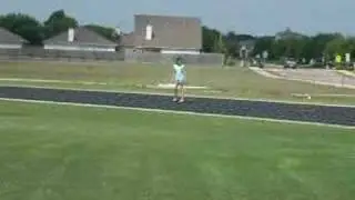 Kaelyn, Mandy, Rachel, and Olivia's 800 yard Baton Relay