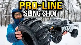 Traxxas Slash 4x4 Тест по Снегу на Лопатках Pro-Line Sling Shot