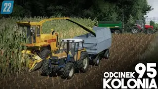 Kiszonka z pożyczoną przyczepą [95] Podwórko Kolonisty 👩‍🌾▶ Map: KOLONIA