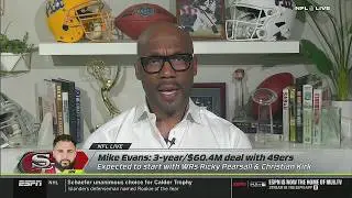 49ers offense is UNFAIR now! – Riddick PRAISES Mike Evans signing before NFC title push | NFL LIVE