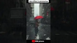 How to create Rain effect || Photoshop Tutorial 