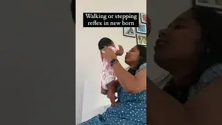 stepping reflex for new born