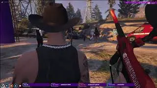 NoPixel 3.0 GTA RP - KJ and Mina Paintball Flirting
