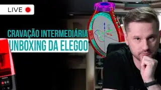 Cravação intermediária no Rhinoceros e unboxing da Elegoo Mars Pro 3