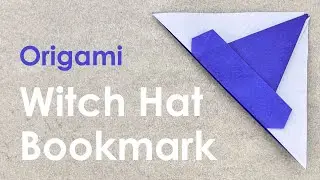 Halloween Origami Tutorial: Witch Hat Bookmark (Francesco Mancini)