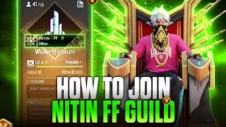 HOW TO JOIN V BADGE GUILD || HOW TO JOIN NITIN FREE FIRE GUILD || HOW TO JOIN 