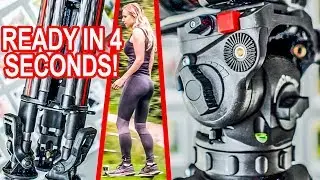 Best FAST video tripod? Cartoni SDS T629 2C Carbon Fiber & Focus 8 fluid head review!