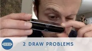 Harmonica 2 hole draw problem (How to play a clean 2 hole draw)