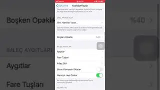 iPhone Orta Tuş Kısayolu