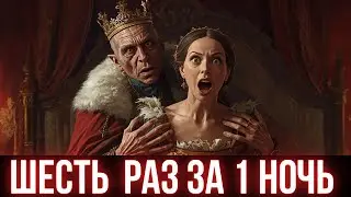 His hoarse breathing and trembling hands were disgusting! The young queen and the old monarch