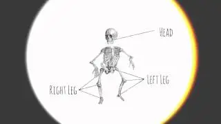 Workflow Test: Skeleton Animated with Kinect + After Effects -- New 3D Rig