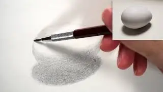 Chiaroscuro Drawing of an Egg