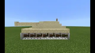 How to make a Tank in Minecraft! (shoots Fireworks) (updated version)