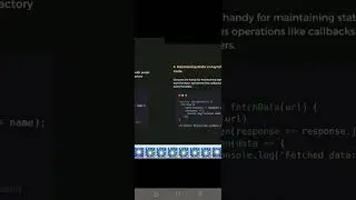 Closures use cases in JavaScript.  #coding #programming