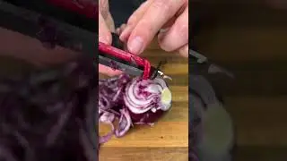 Is this the fastest way to cut an onion?!